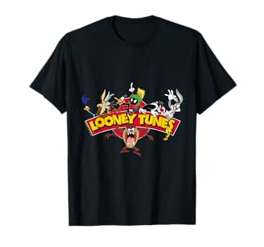 68603 LOONEY TUNES レディース　Tシャツ　黒　L Looney Tunes T-Shirt Womens Vintage Bugs Bunny Black Top